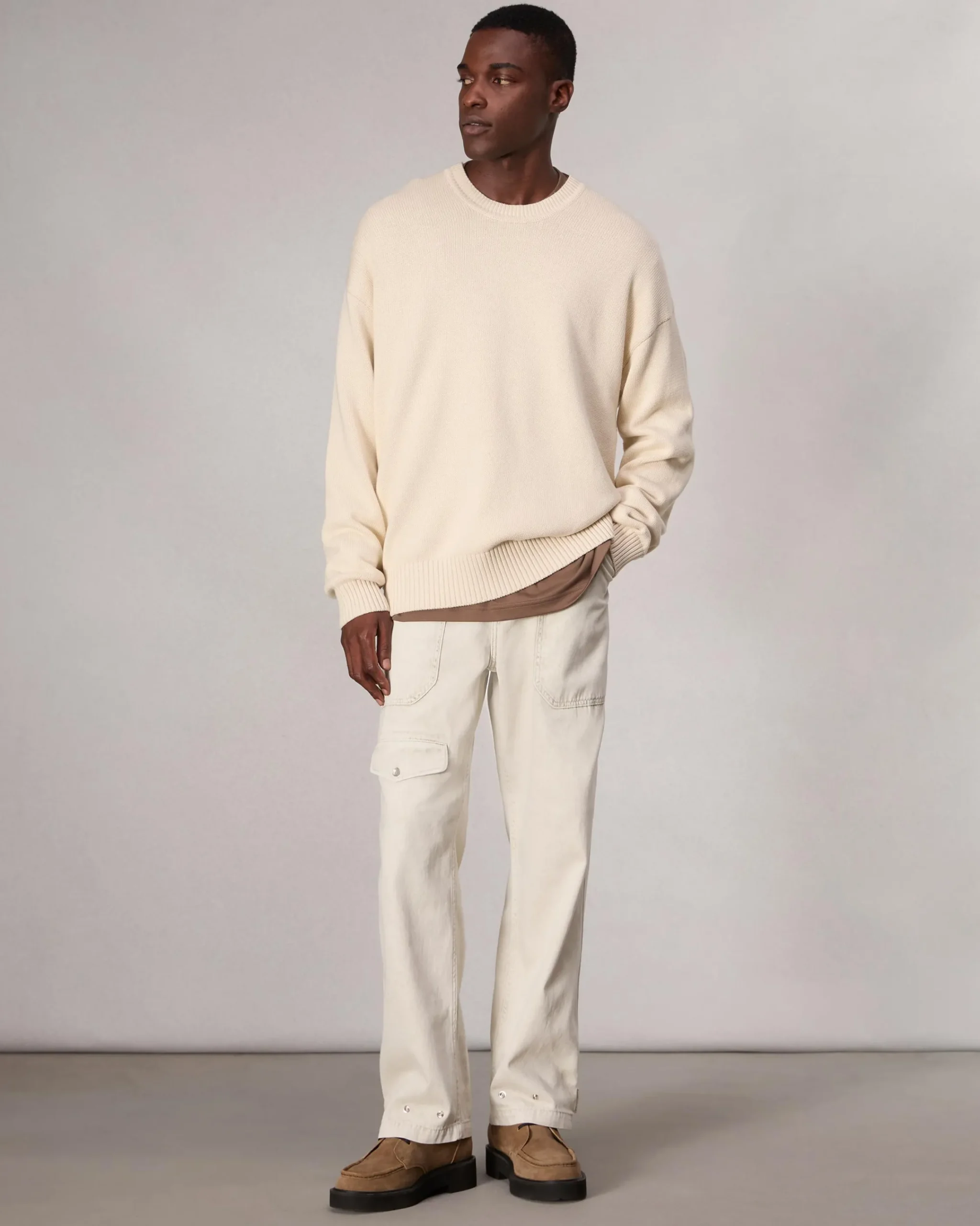 Online Clarkson Relaxed Fit Cotton Sweater Sweaters