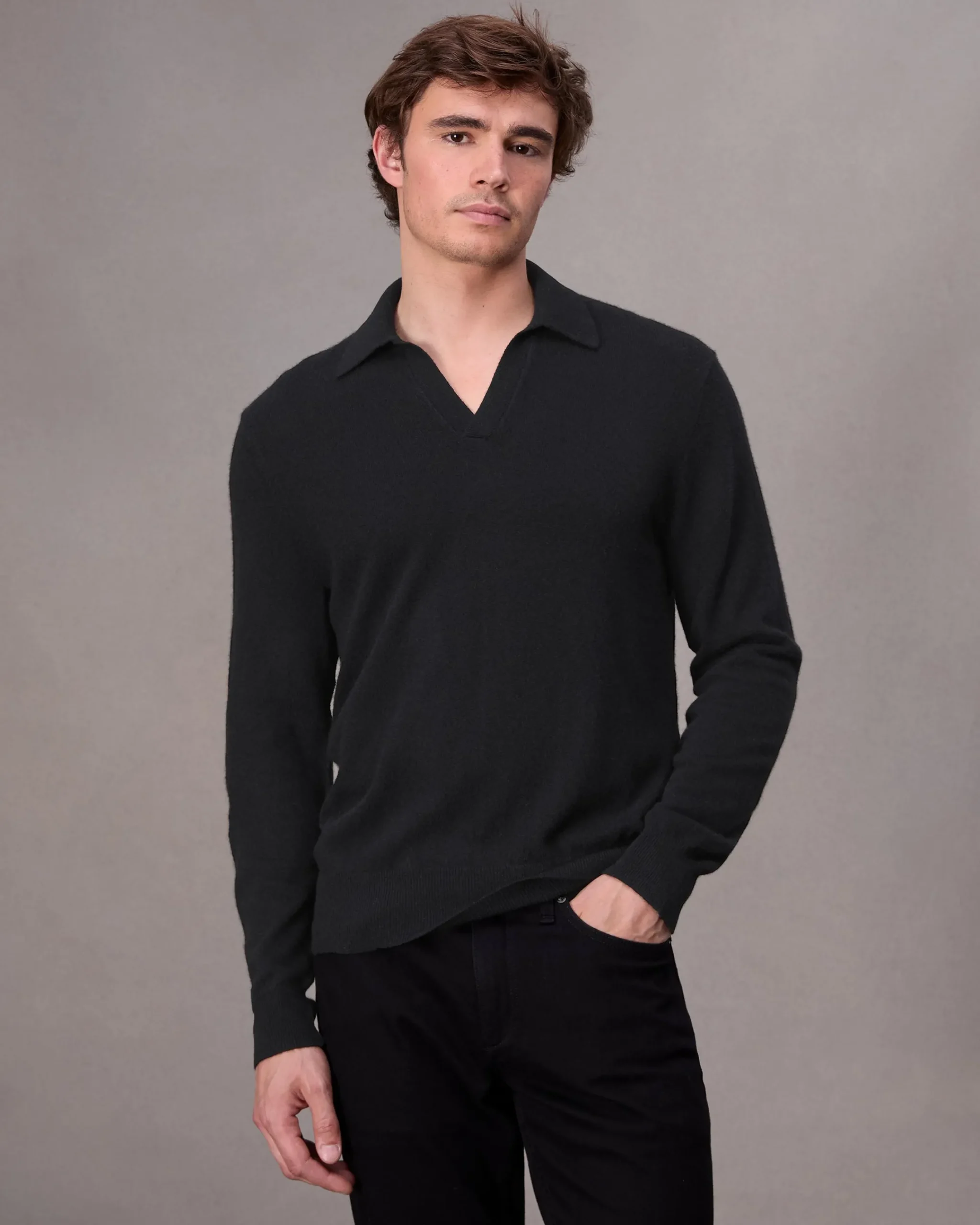 Cheap Downing Cashmere Polo Polos