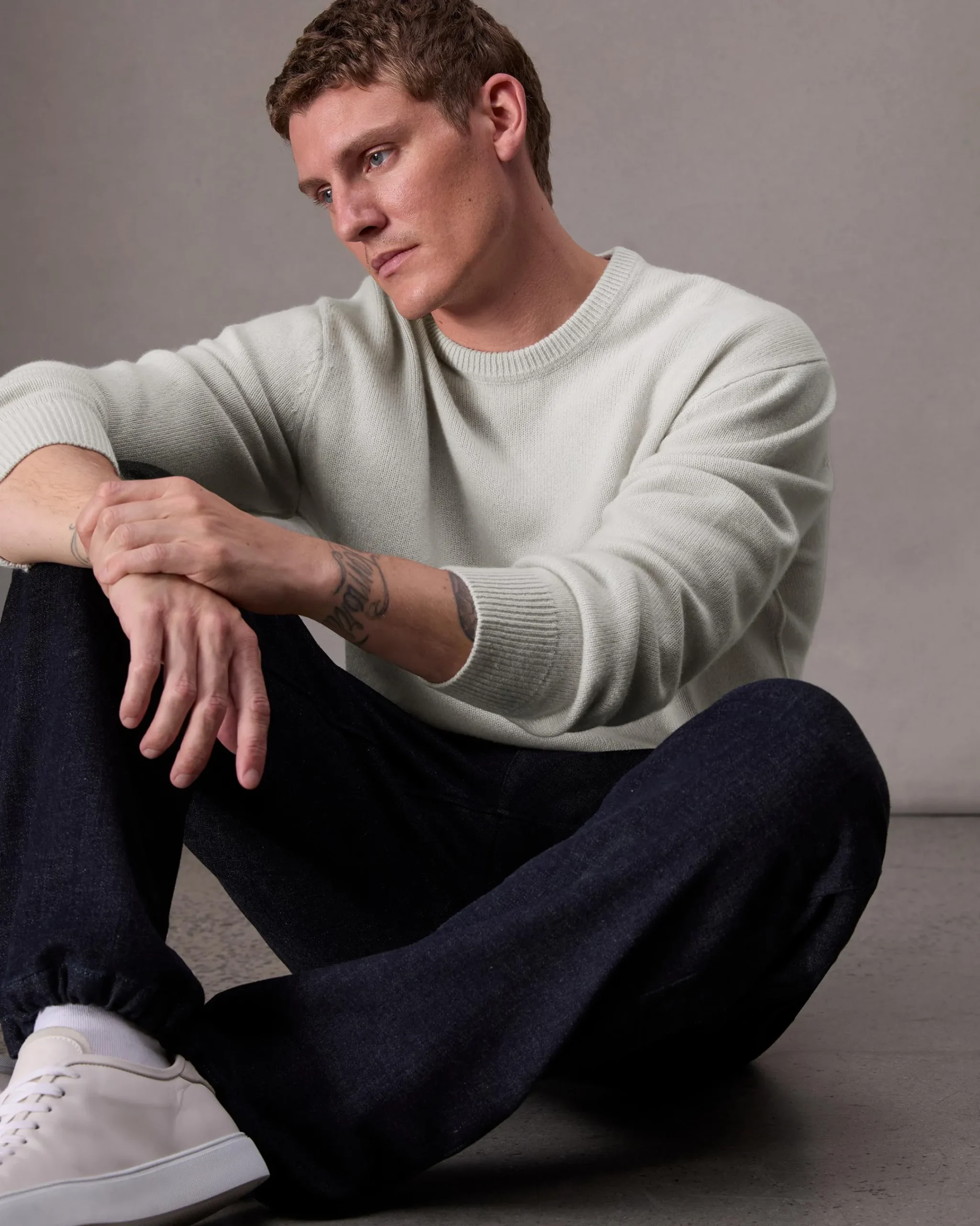Shop Downing Relaxed Fit Cashmere Sweater Sweaters
