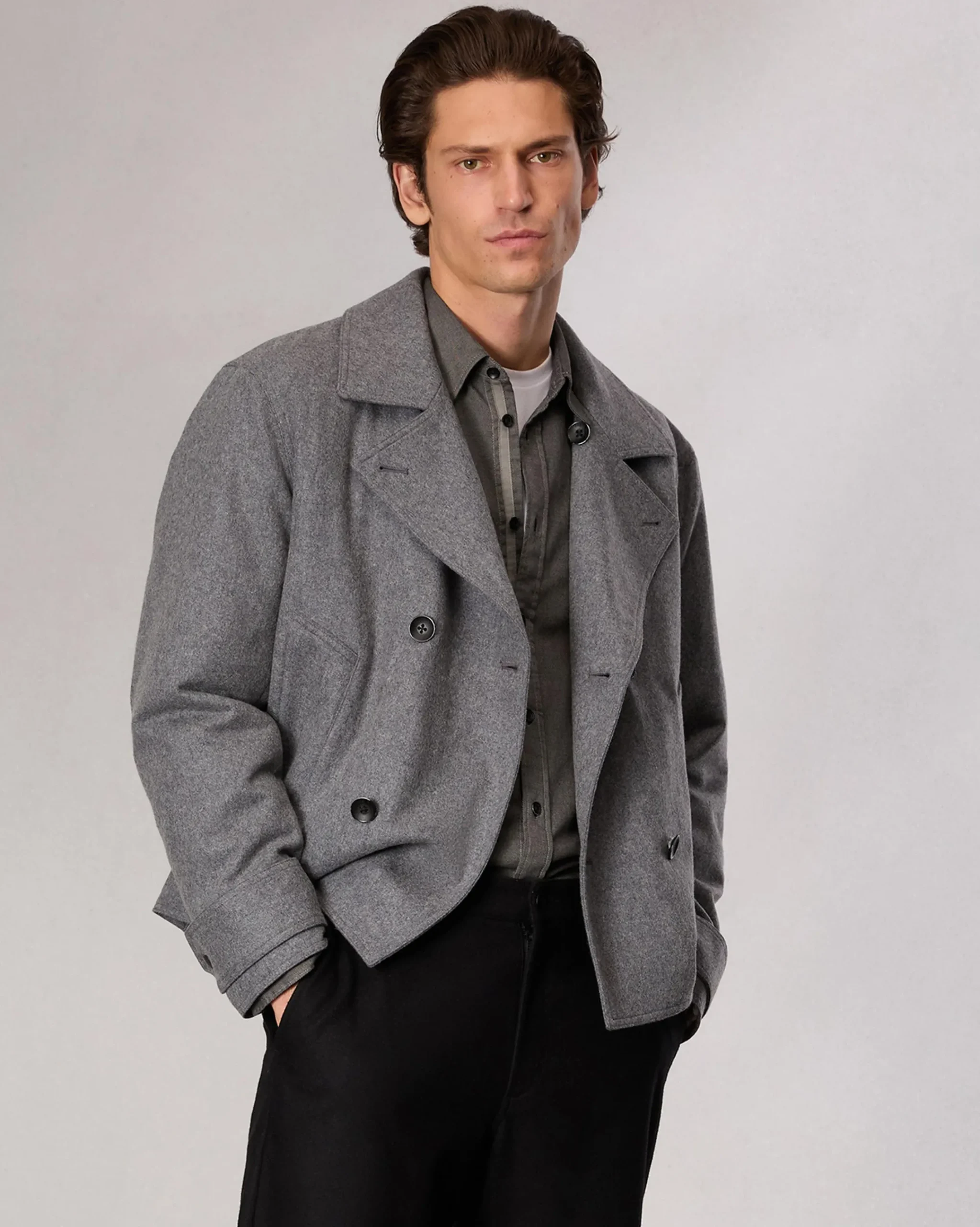 Sale Eddy Wool-Blend Jacket Jackets & Coats