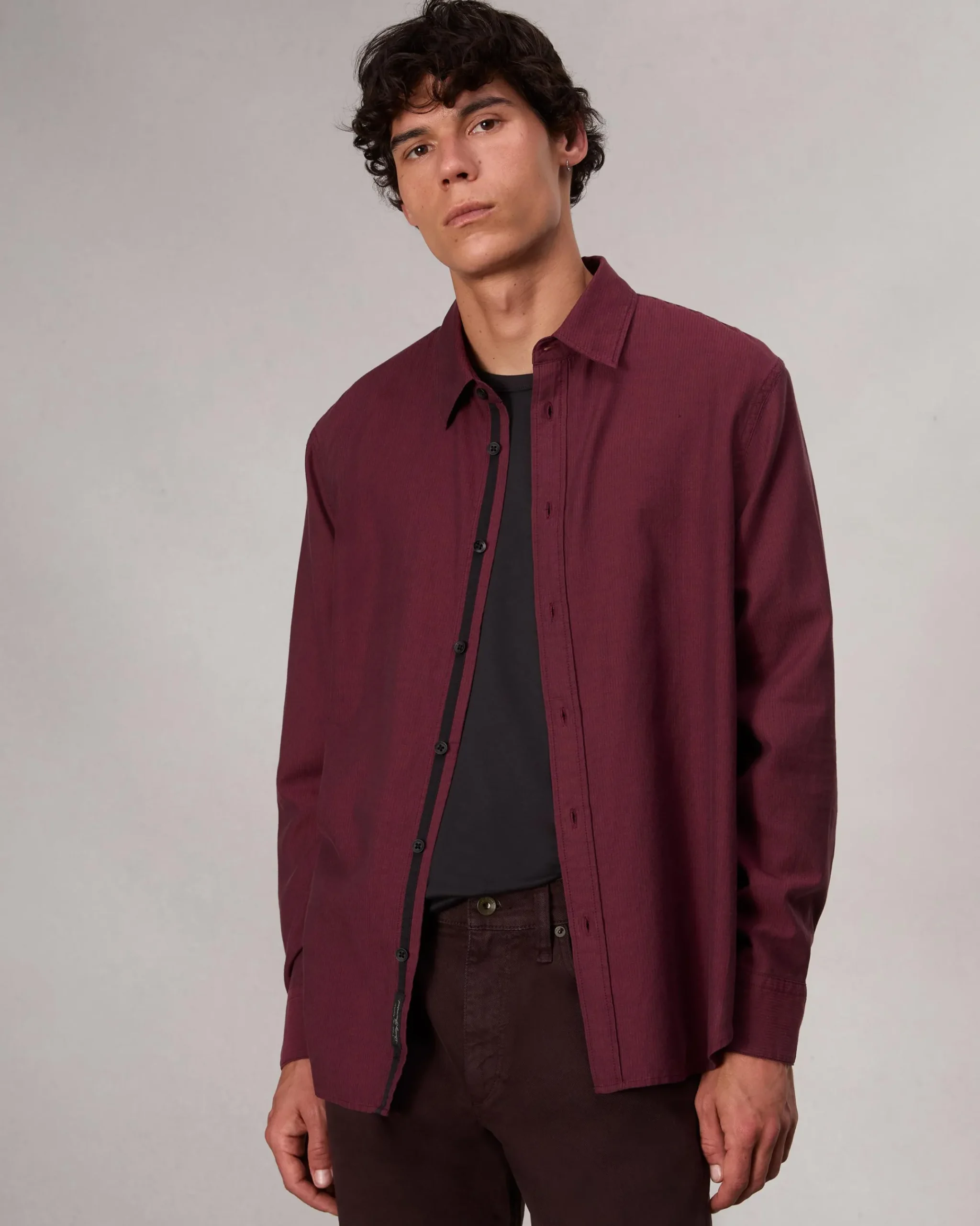 Cheap Finch Textud Shirt Shirts