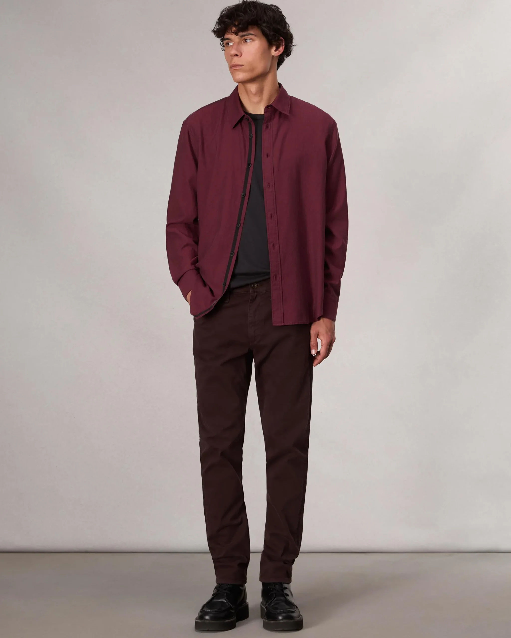 Cheap Finch Textud Shirt Shirts