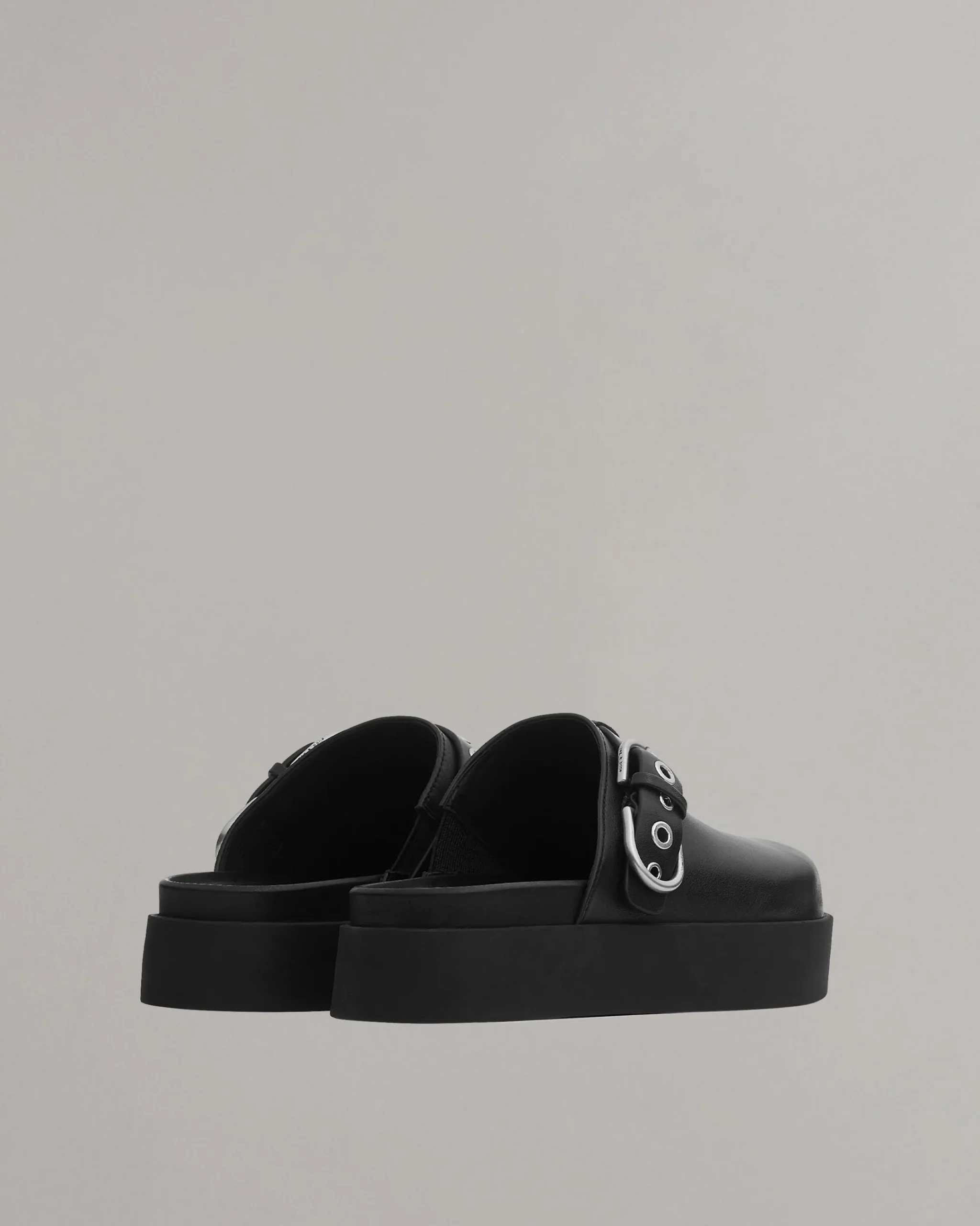Store Geo Platform Mules Women Flats