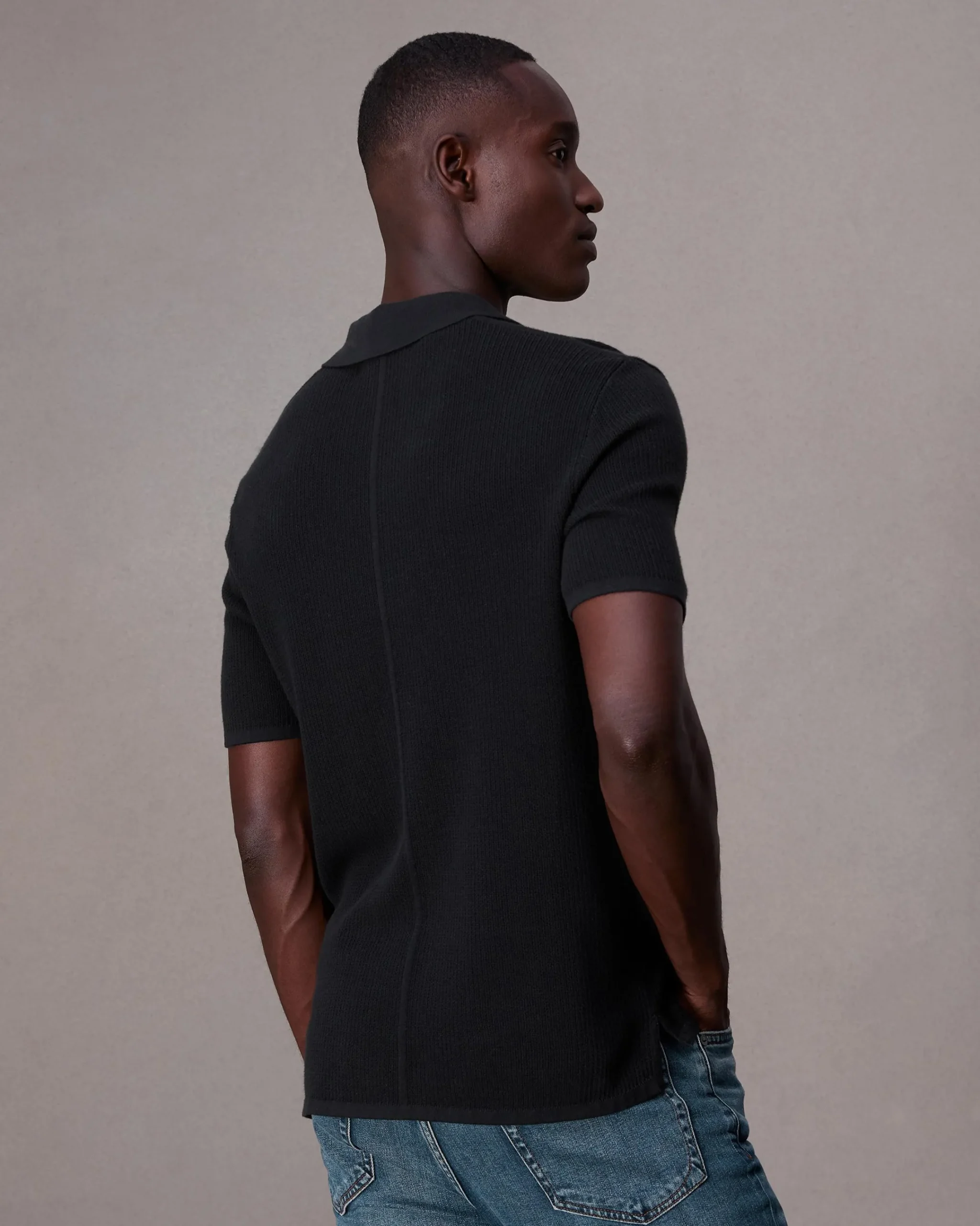 Clearance Harvey Knit Polo Polos