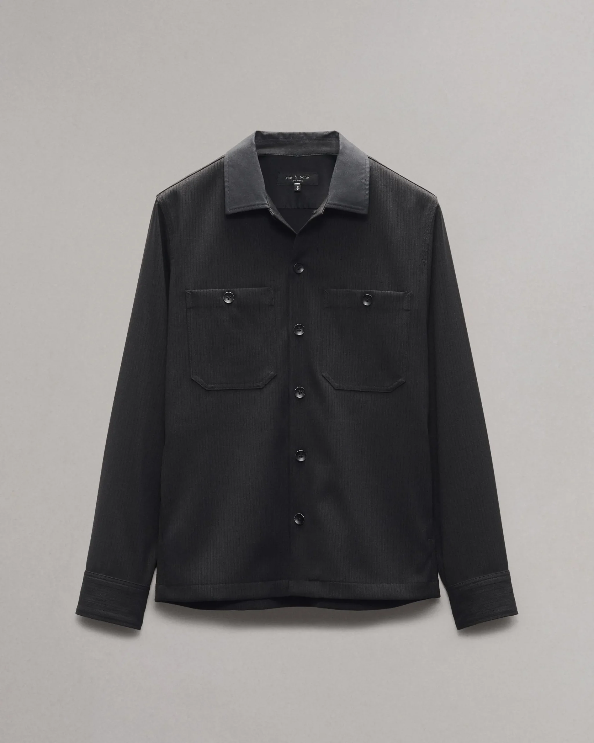 Store Hyde Striped Shirt Jacket Jackets & Coats