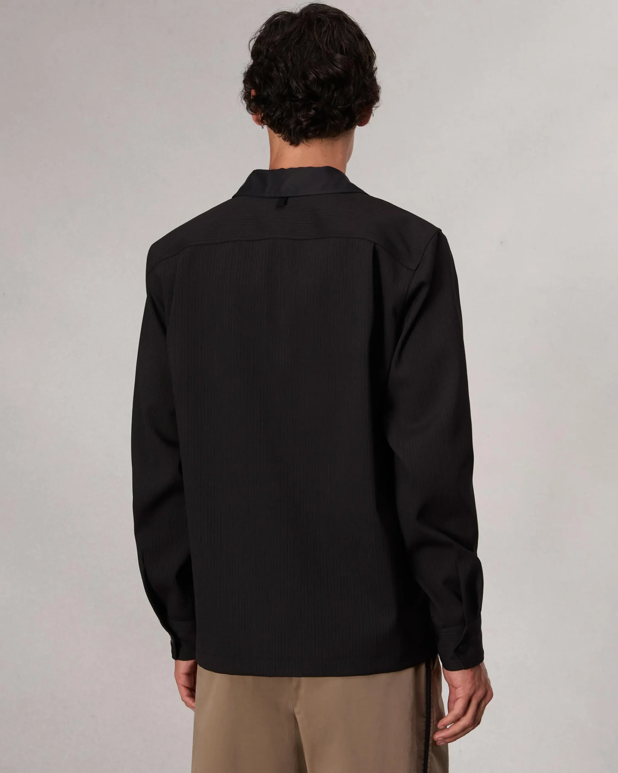 Store Hyde Striped Shirt Jacket Jackets & Coats