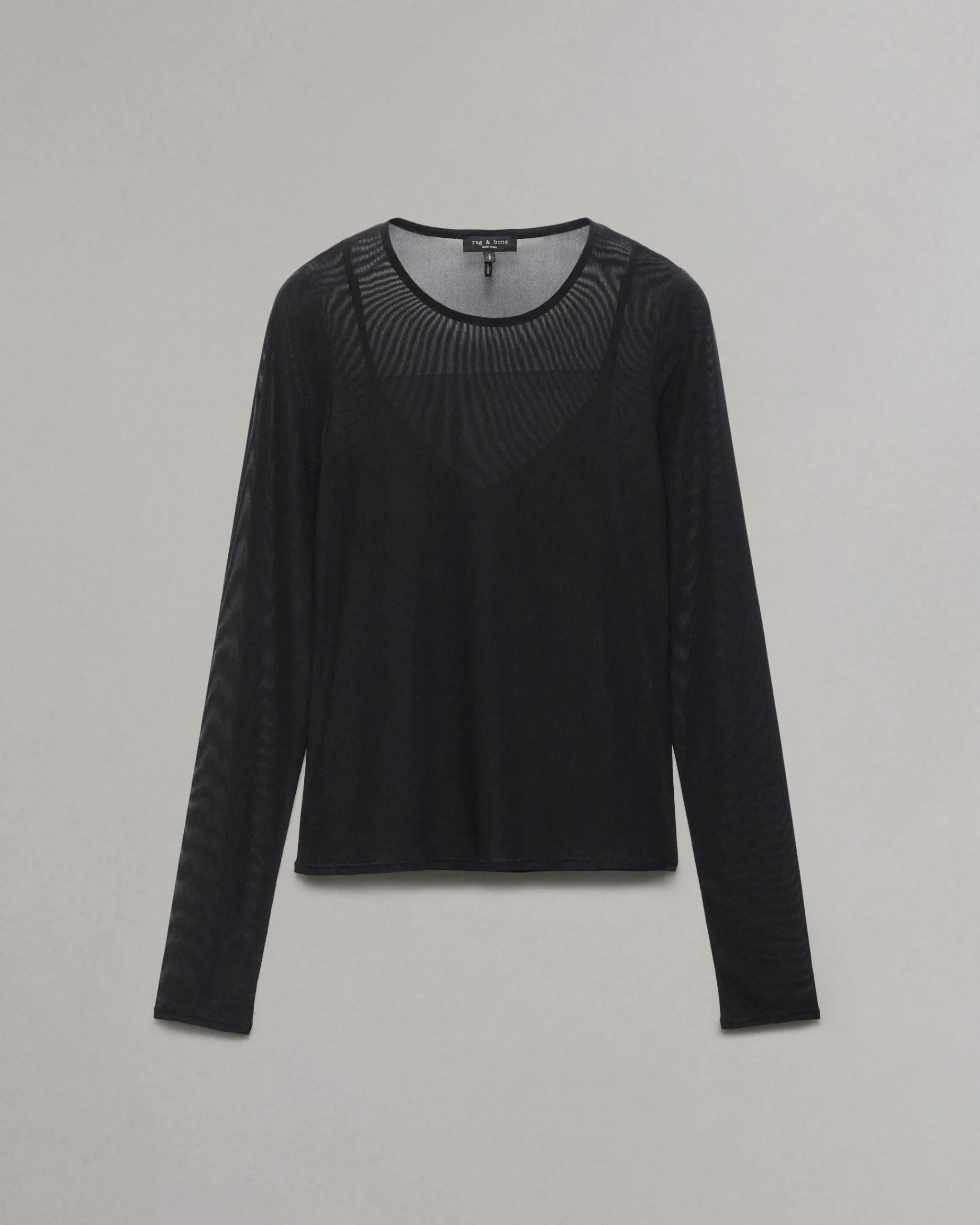 Sale Luca Mesh Layered T-Shirt Women Shirts & Tops