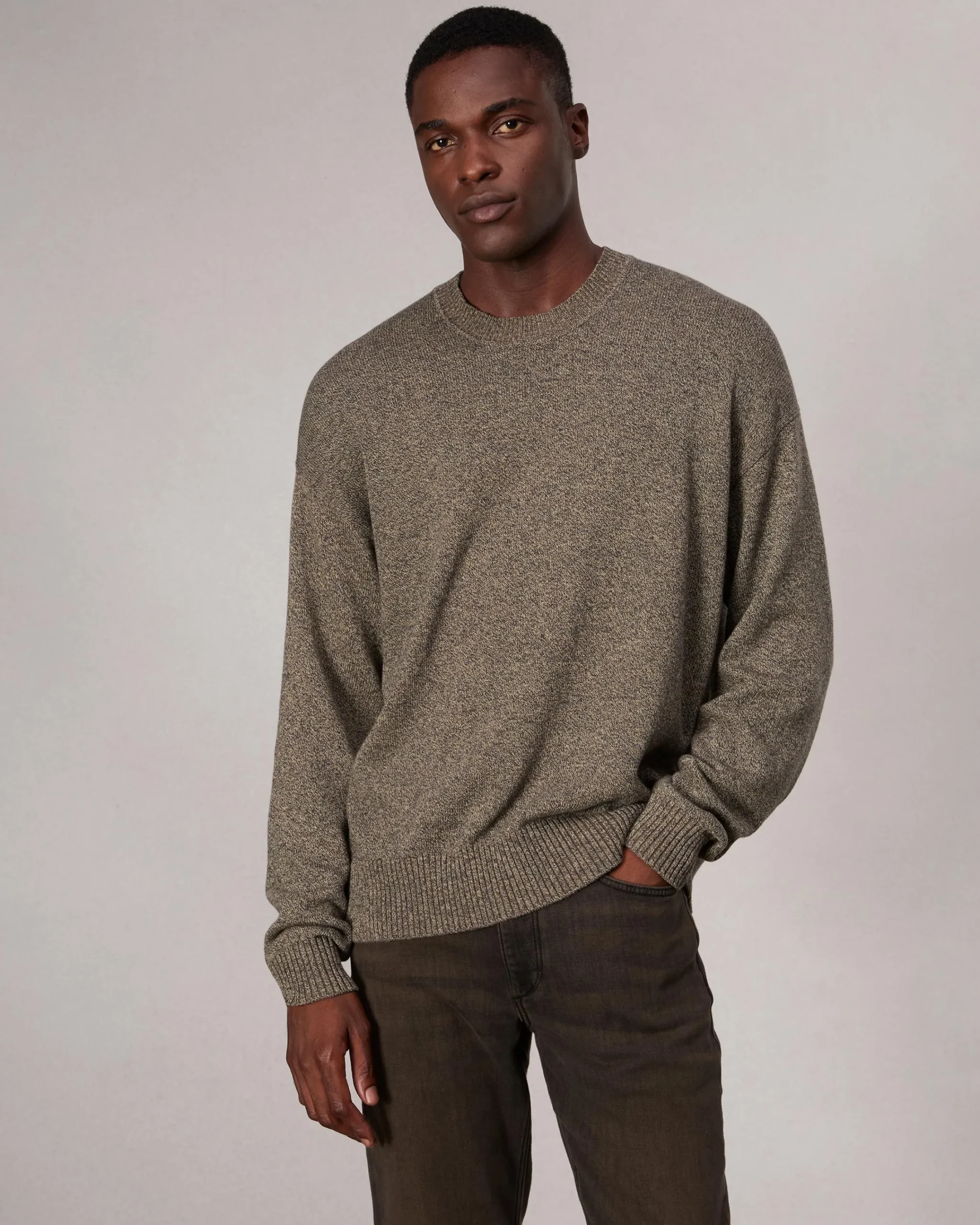 Fashion Marled Cotton Sweater Sweaters
