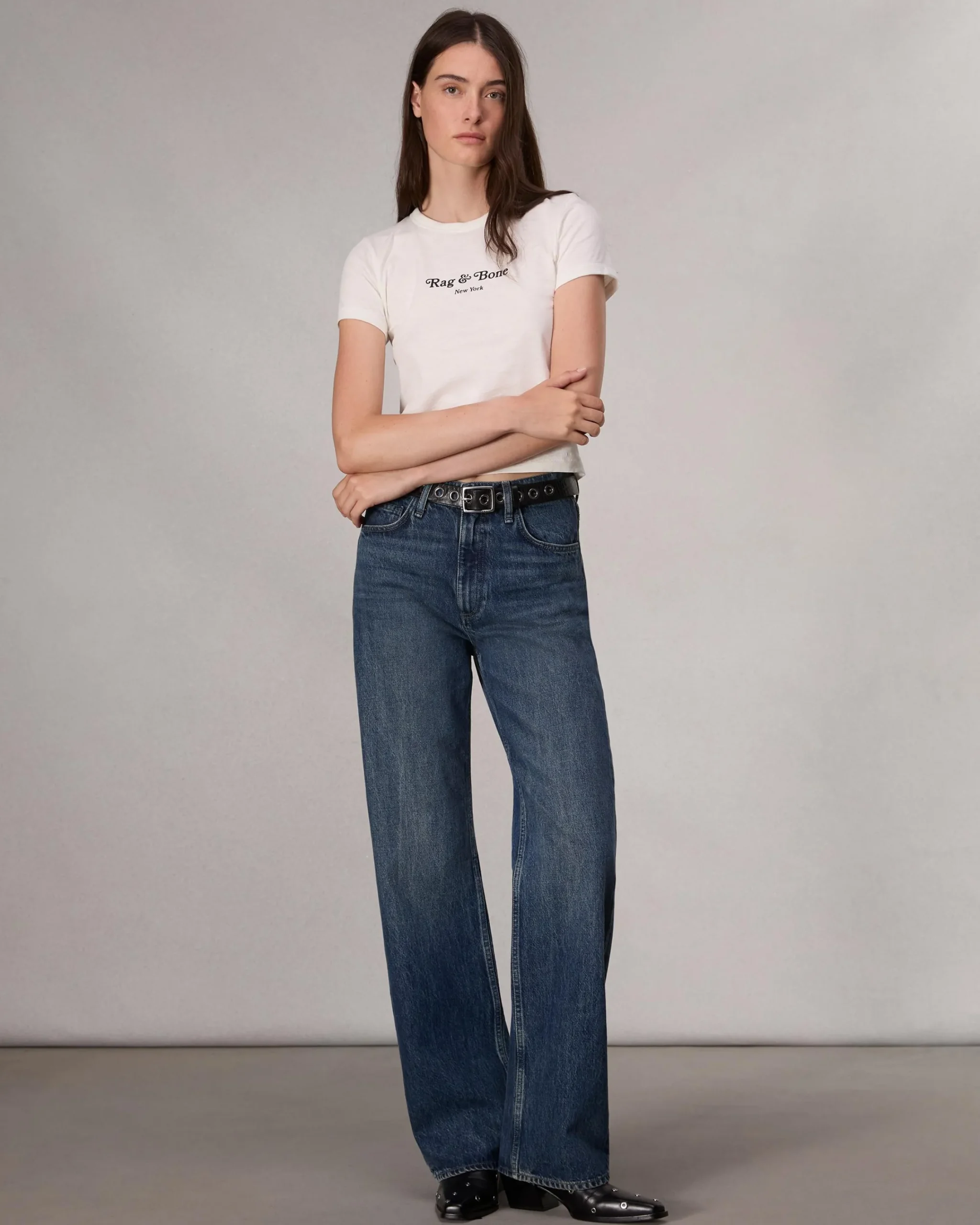 Clearance Mini Script RB Tee Women T-Shirts