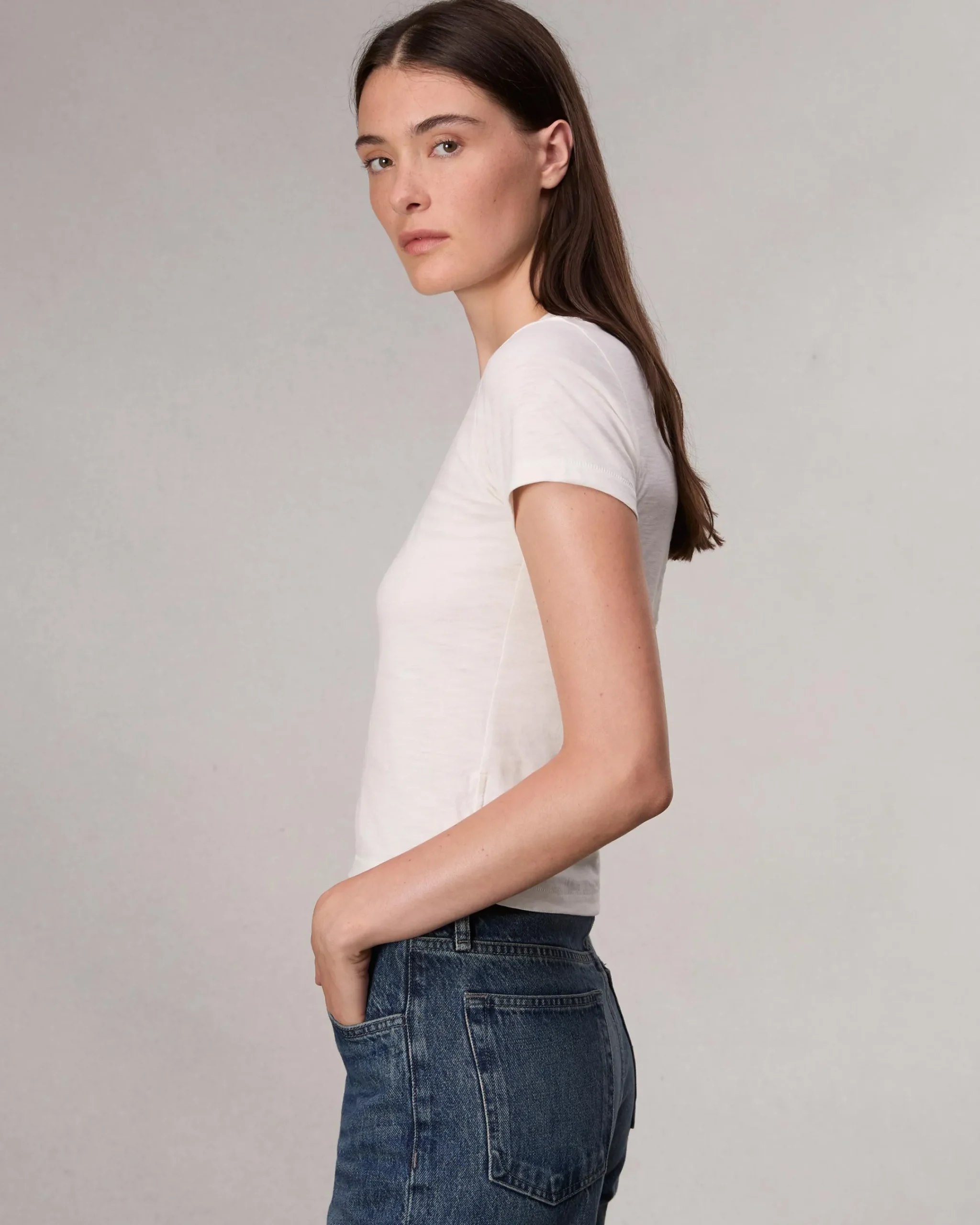 Clearance Mini Script RB Tee Women T-Shirts