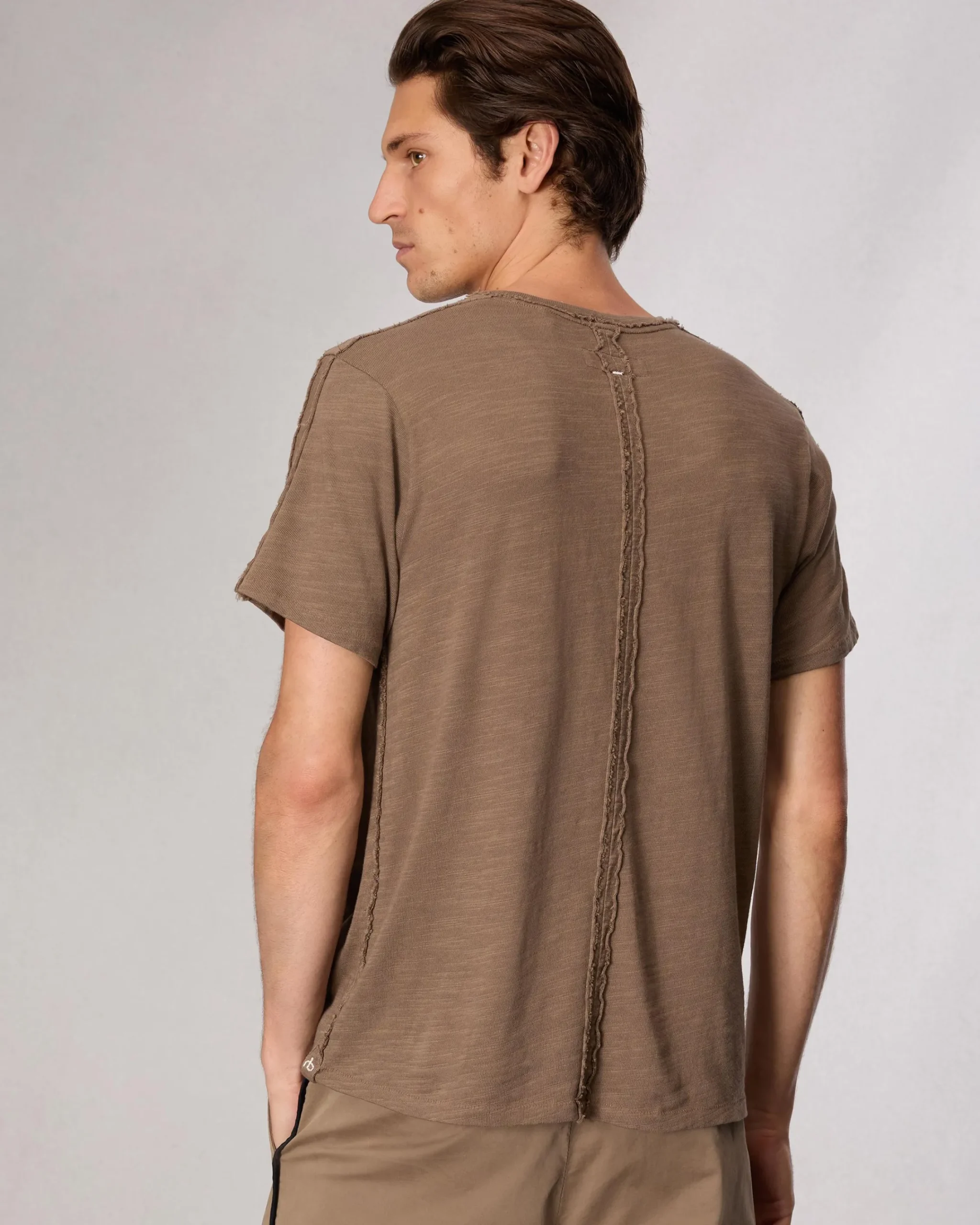 Online Raw-Edge Flame Tee T-Shirts & Henleys