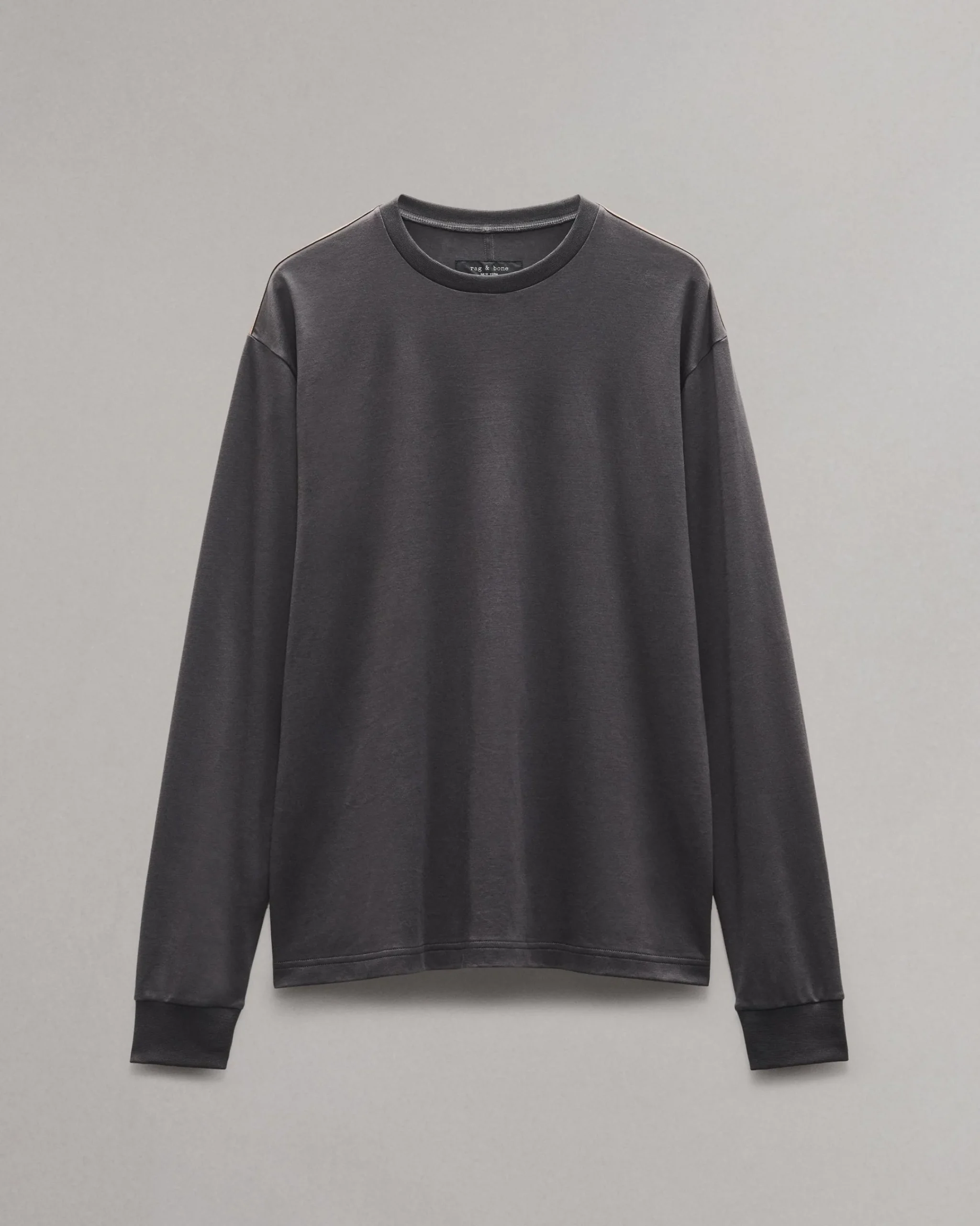 Cheap Relaxed Fit Contrast-Trim Cotton Tee T-Shirts & Henleys