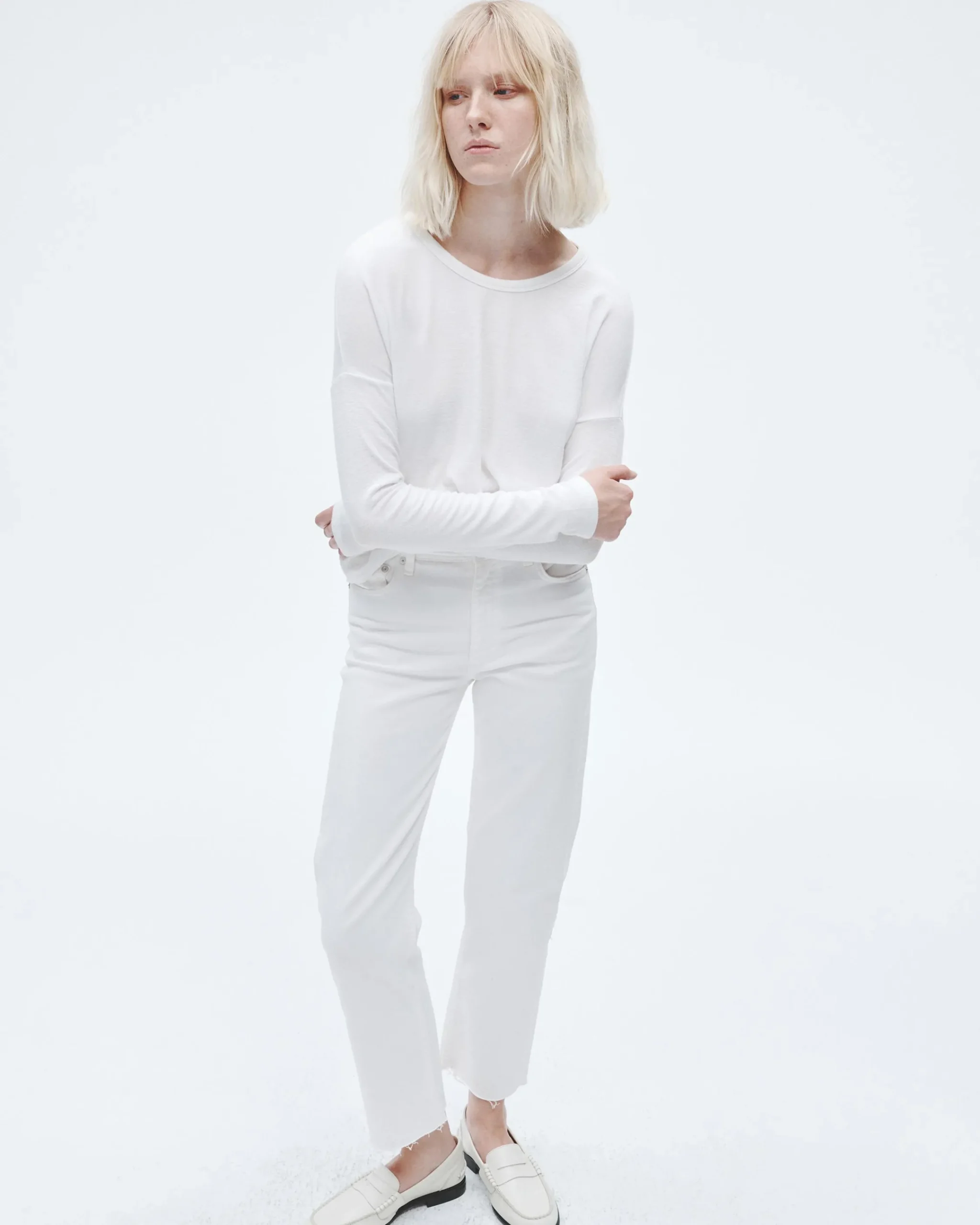 Sale The Knit Long Sleeve Tee Women T-Shirts