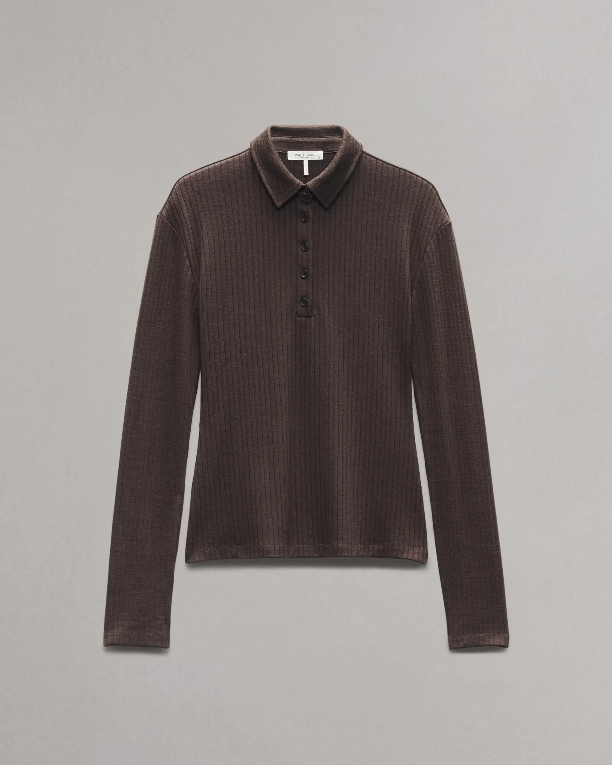 Sale The Knit Rib Polo Shirt Women Shirts & Tops