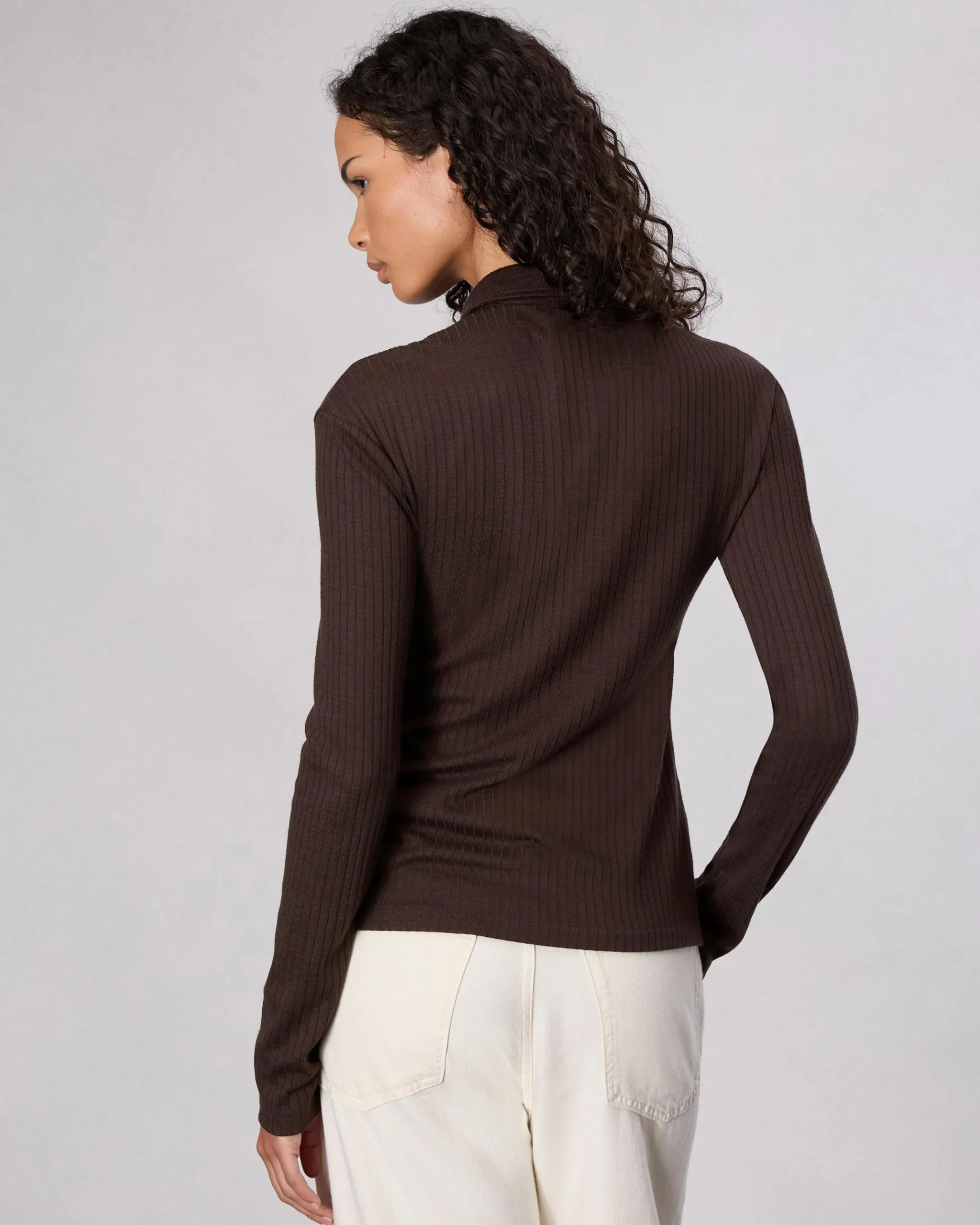 Sale The Knit Rib Polo Shirt Women Shirts & Tops