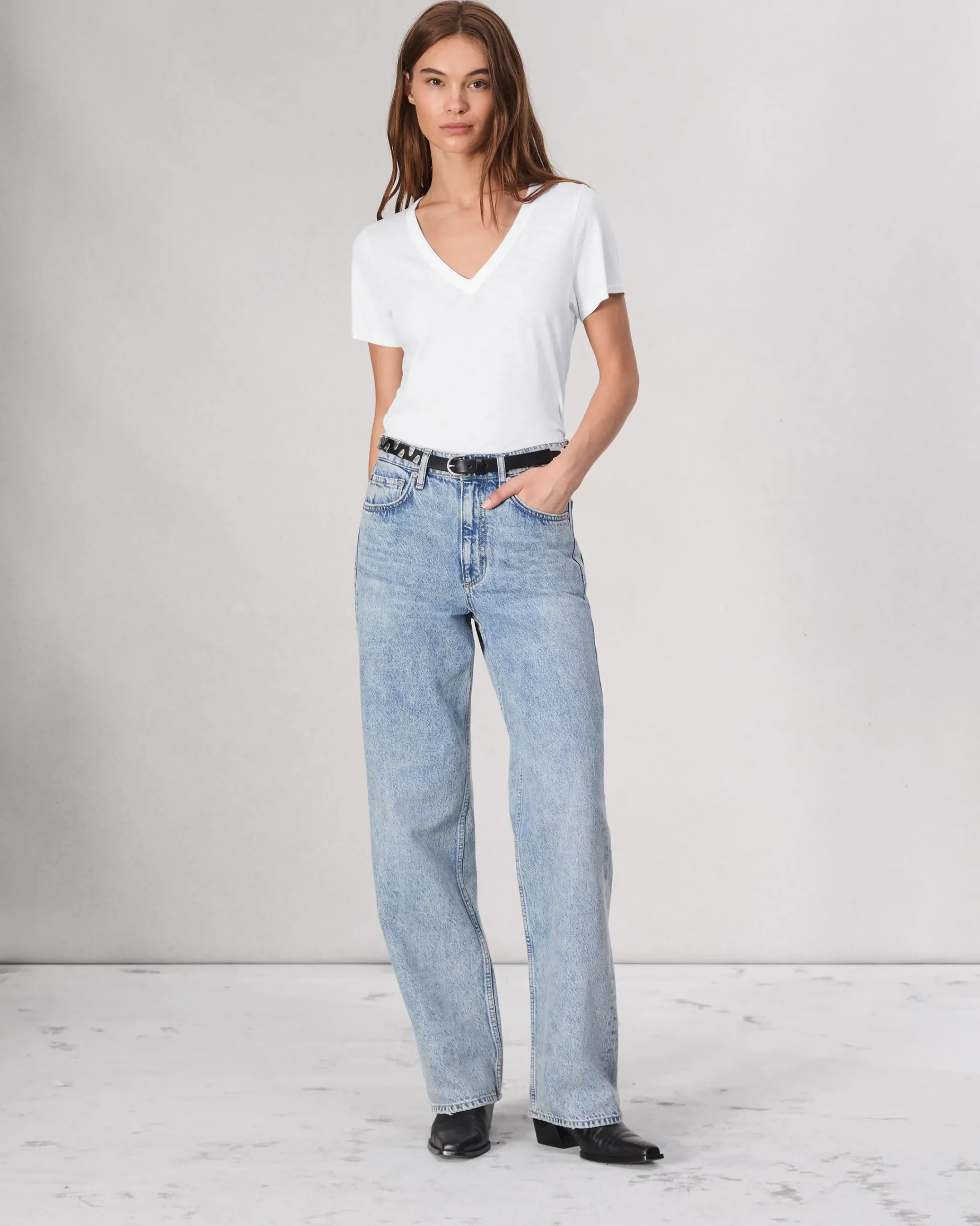 Online The Slub Vee Women T-Shirts