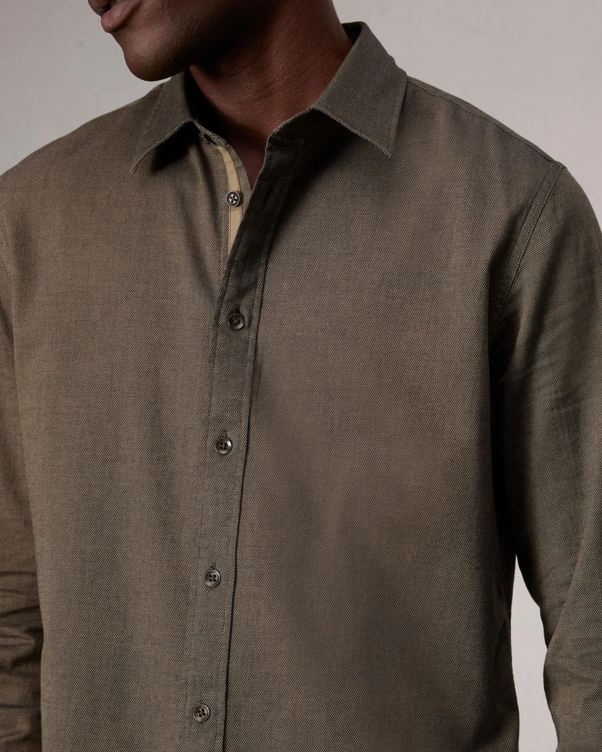 Store Tomlin Stretch-Cotton Dobby Shirt Shirts